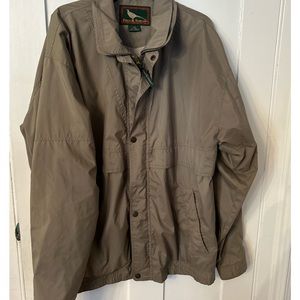 Men’s Field & Stream light weight khaki jacket size Large Tall